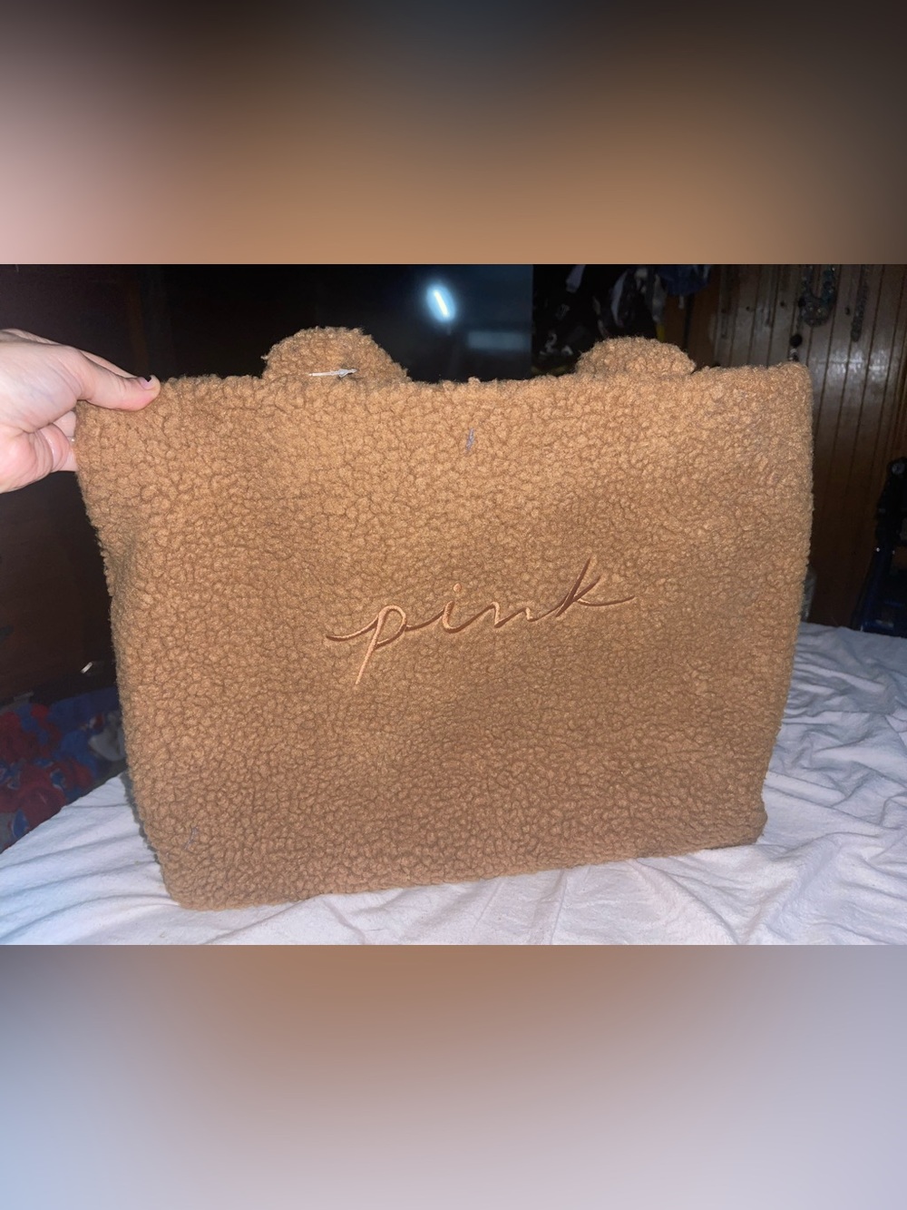 PINK Victoria's Secret Sherpa Tote